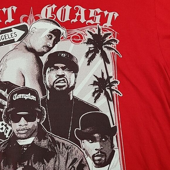 Phat Doc 90s West Coast Rap XL T Shirt NWA Tupac Ice Cube Eazy-E Dr Dre Snoop - Picture 5 of 10